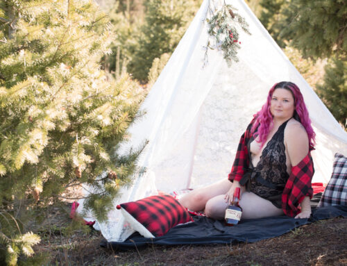 Flannel Queens In The Winter Woods