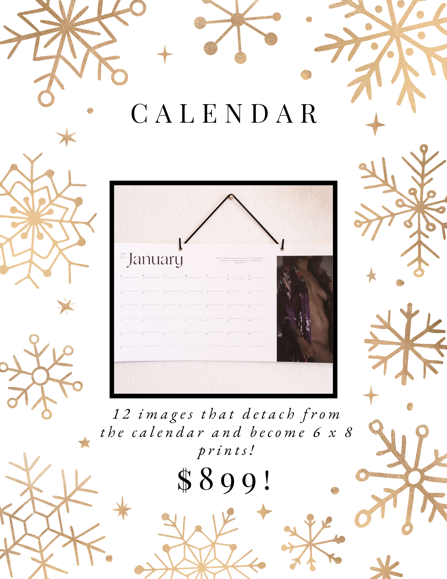 calendar Christmas gift Santa Rosa for husband